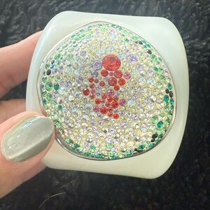 Swarovski crystal white Cuff